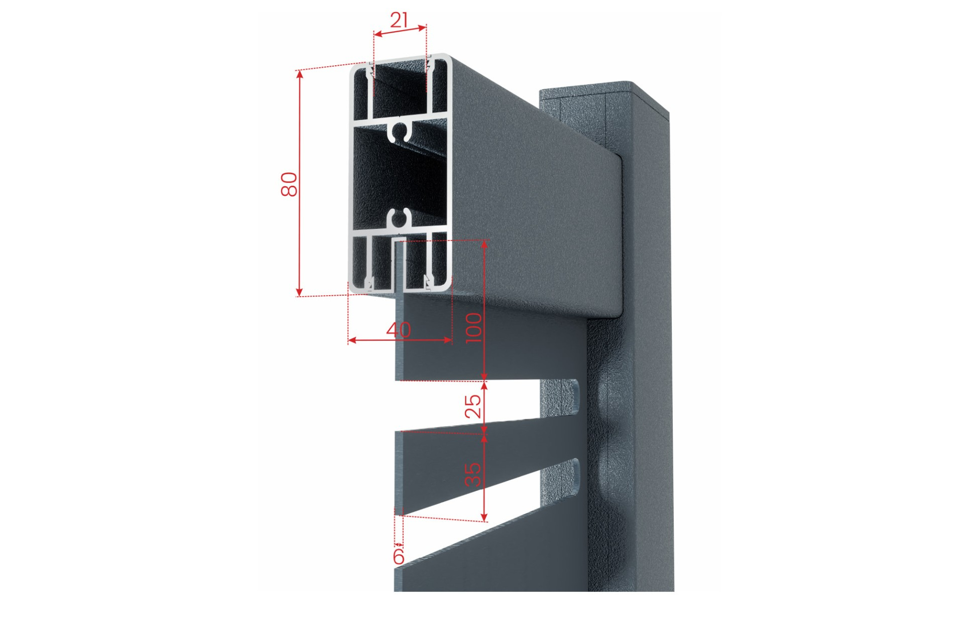 Poarta Culisanta Glisanta Metalica Din Aluminiu Prefabricata Model